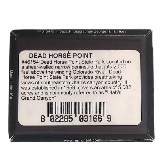 Dead Horse Passing Colorado Landscape Travel Fridge Magnet Souvenir - Picture 2 of 3